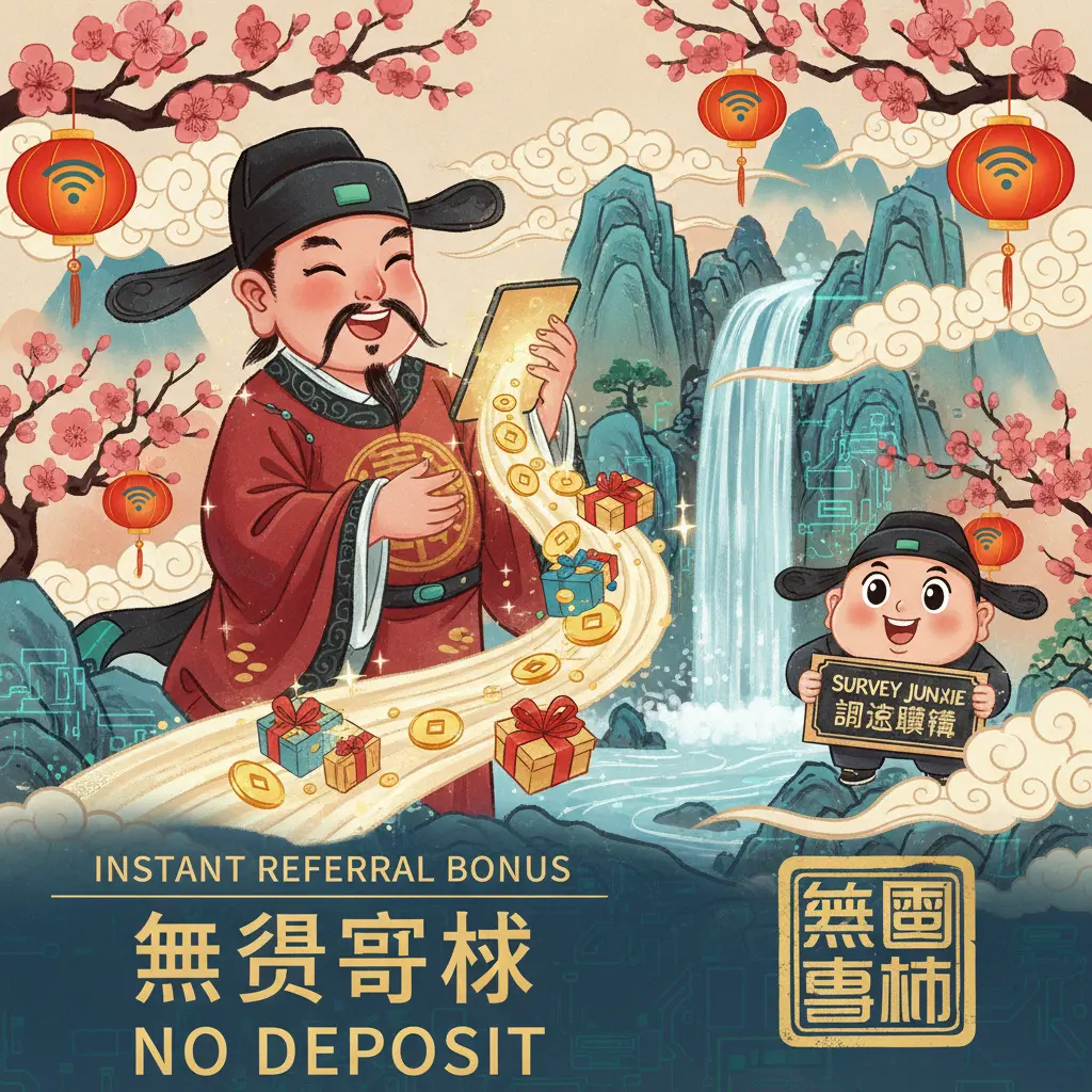 instant referral bonus no deposit - Survey
