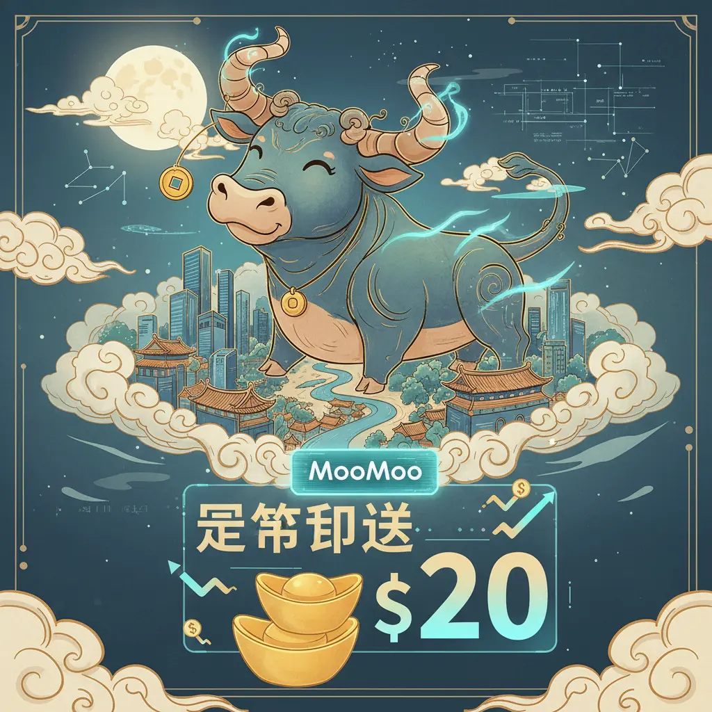 instant $20 sign up bonus - MooMoo