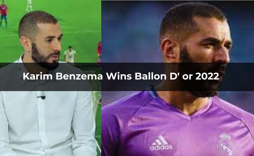 Karim Benzema wins ballon D' or 2022