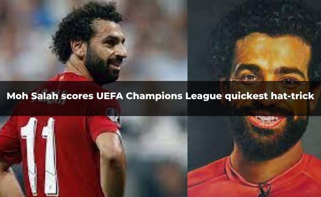 Moh Salah scores UEFA Champions League quickest hat-trick as Liverpool ran riot in Glasgow