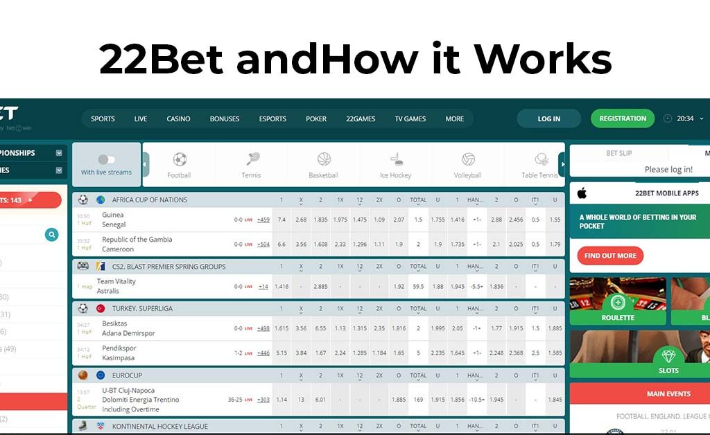 What is 22Bet and how does it work